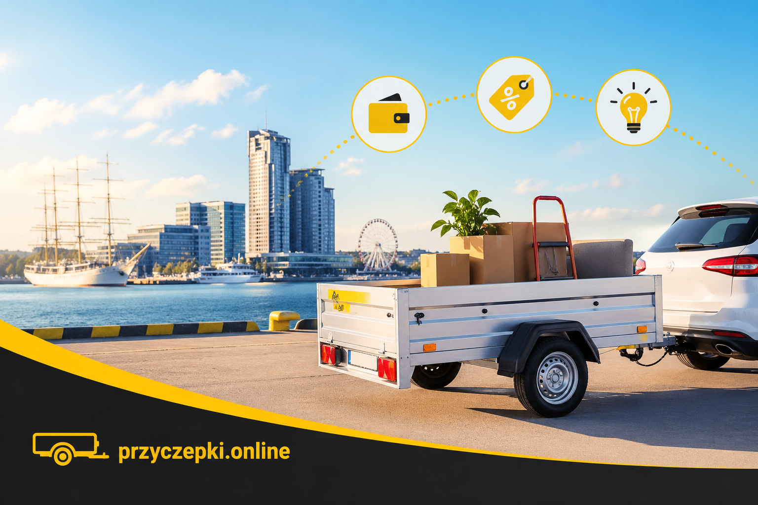 Przyczepki Gdynia wynajem