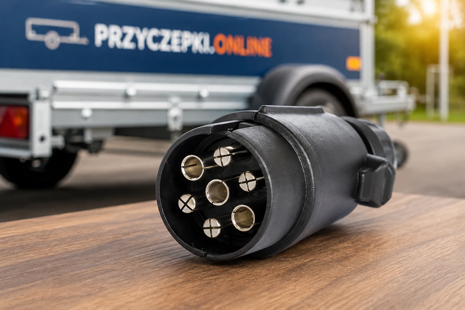 wtyczka 7 pin jak podłączyć